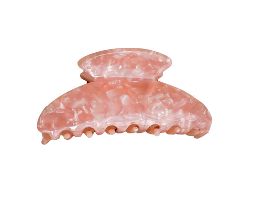 Hair Claw - Marble Elegance (Pink)